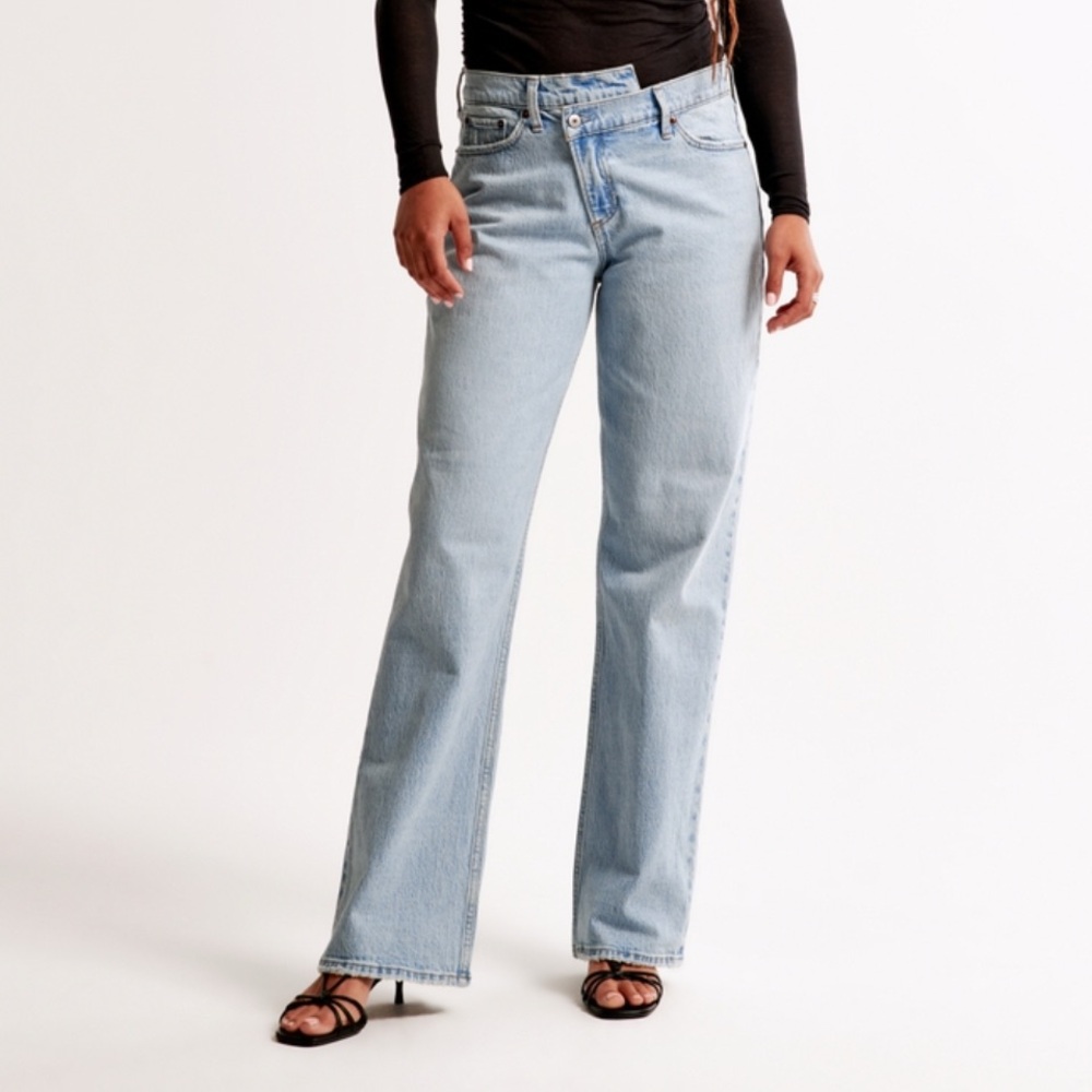 A&F Low rise Baggy jeans Curve love
